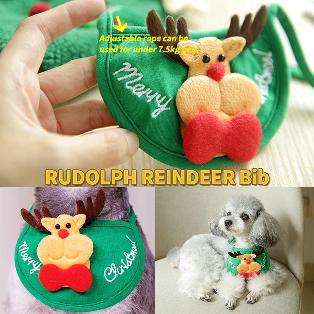 Christmas Tree Pom-Pom Hat — Transforms Your Pet into a Holiday Icon