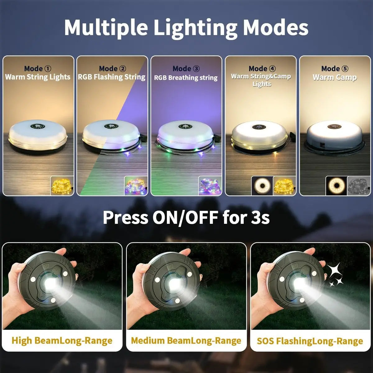 RamblenLight™ — Ultimate All-in-One Outdoor Glow