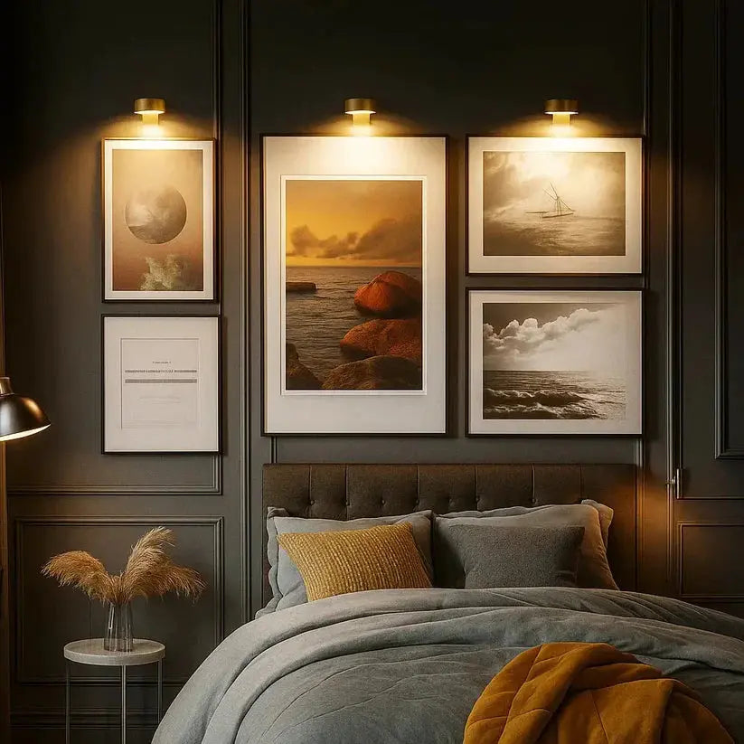 1+1 GRATIS | Magnetische LED-Bilderleuchte – Kabellos, Dimmbar