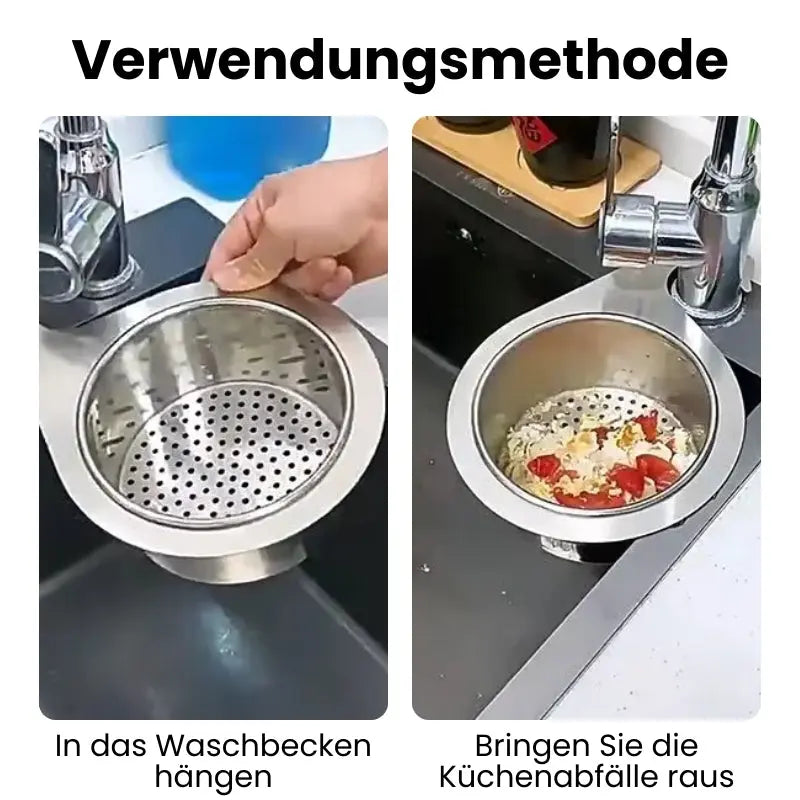1+1 Gratis | Platzsparender Abflusssieb für Spülbecken