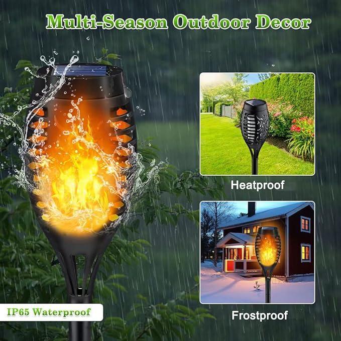 🏆Flash Sale⚡ 50K+ Solar Powered Fire Flame Design Garden Light Mivoza Deutschland