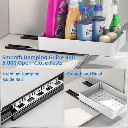 Pull-Out Cabinet Organizer — No Difficult Assembly Needed