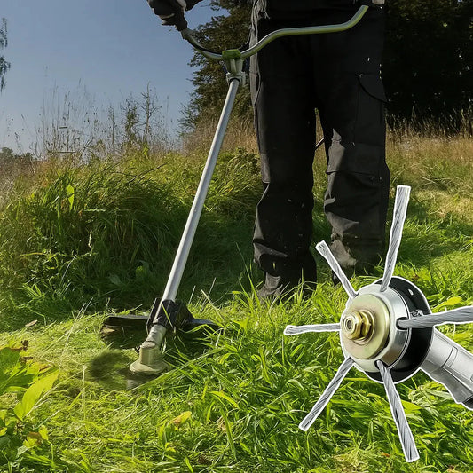 Unkraut entfernen wie ein Profi – mit dem 6-Zoll Stahlbürstenkopf Zorenza