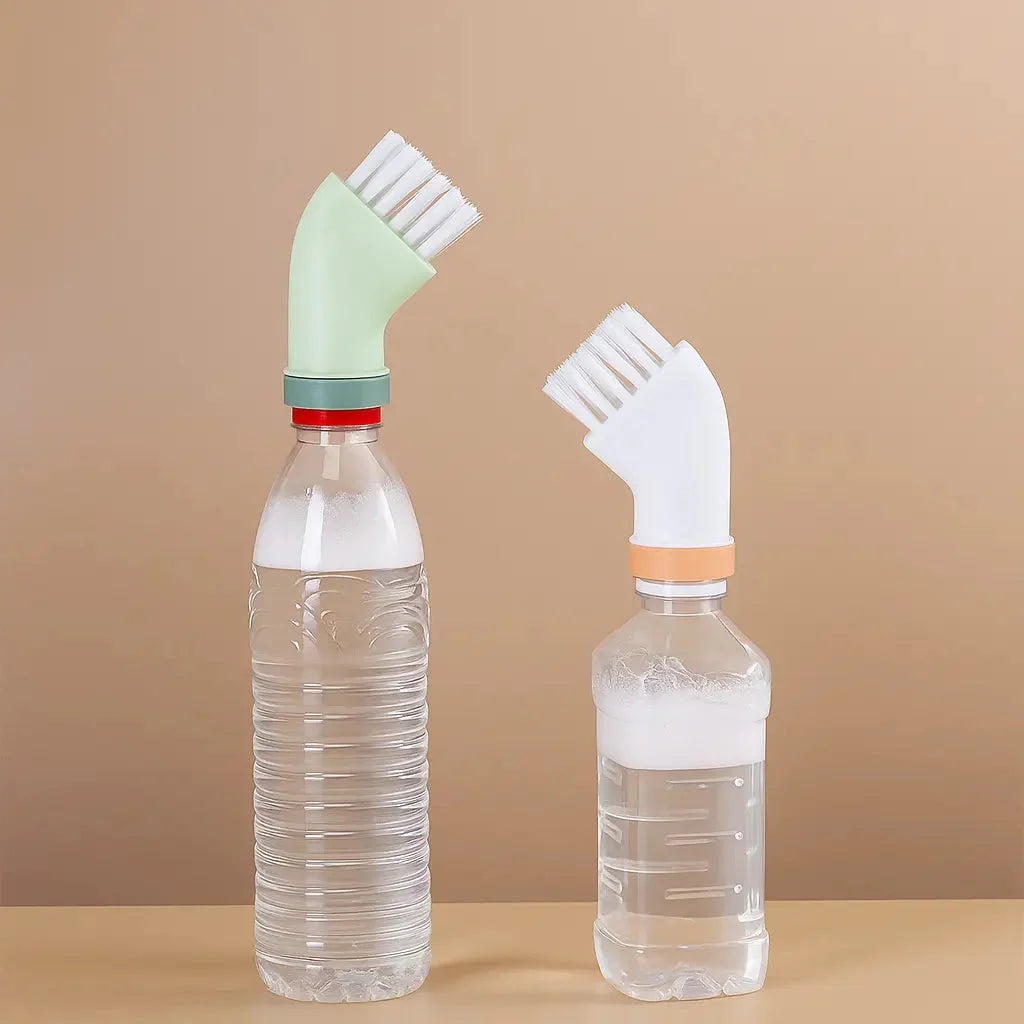 Reinigungsbürste mit Wasserflaschen-Adapter – Passt auf gängige Flaschen Mivoza Deutschland
