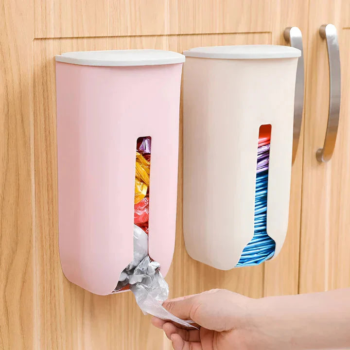 Wall-Mounted Storage Box for Plastic Bags – No Drilling Required