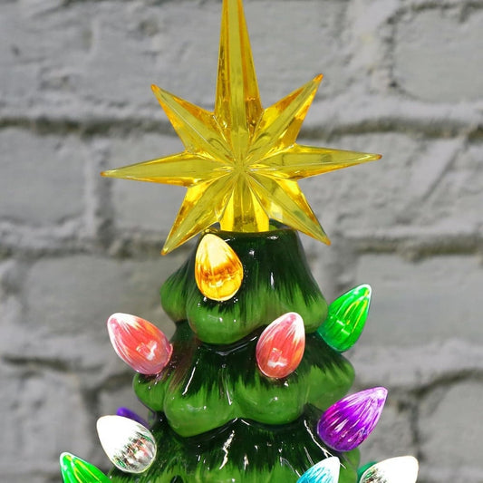 DIY Illuminated Christmas Gnome Tree — For Table, Window & Fireplace