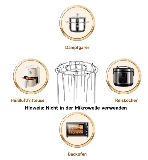 Kebab Grill for Air Fryers – Even Cooking & BBQ Enjoyment