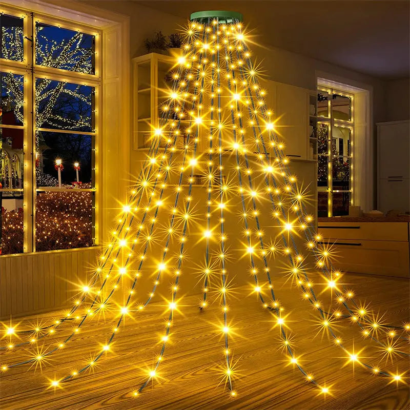 GlintCascade™ — Instant, Customizable Tree Glow