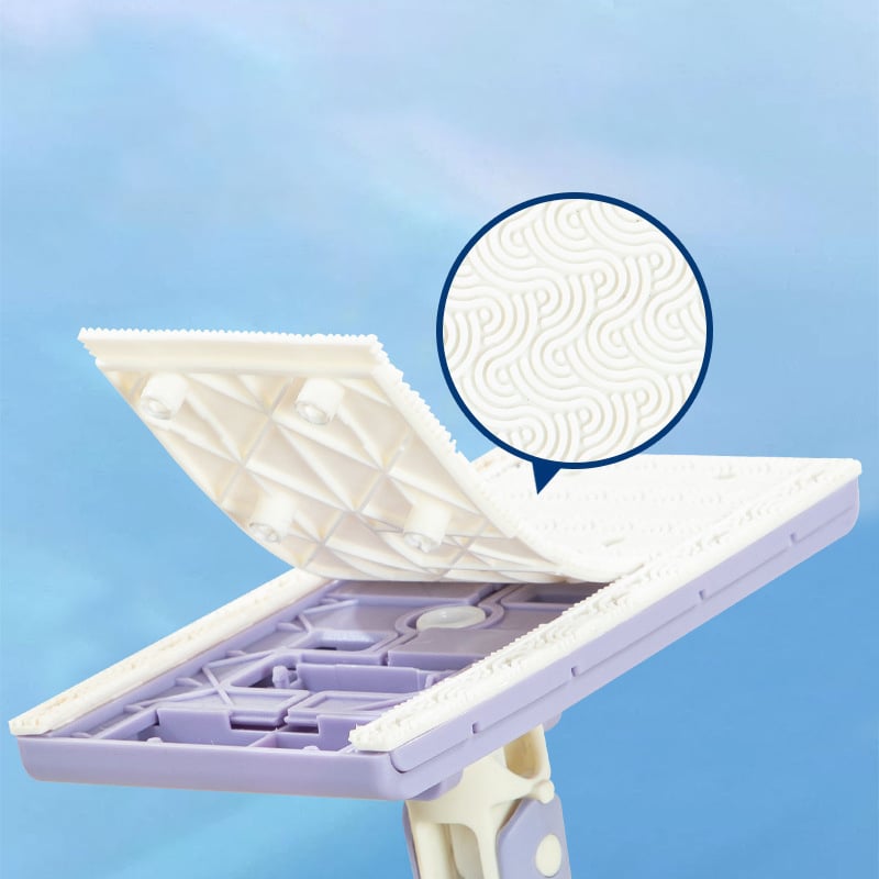 Compact mini mop with hygienic cloth change function Mivoza Germany