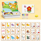 Magnetic Puzzles Face Dress Up Travel Game Double Side Preschool Educational Learning Toy for Kids Mivoza Deutschland