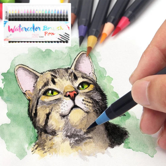 Elegant Watercolor Brush Set – Creative Painting Made Easy