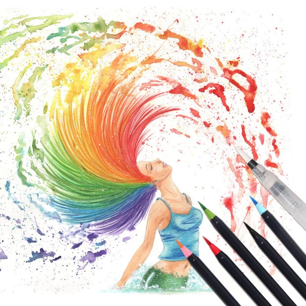 Brush Pens — Creative Colors for Radiant Artwork