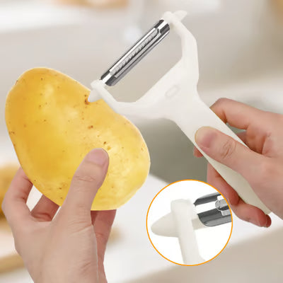 2-in-1 Peeler and Grater – Kitchen Tool for Precise Preparation