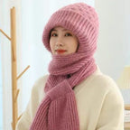 🎄 - Winter Versatile Knitted Hooded Scarf for Women Mivoza Deutschland
