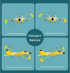 RC Plane with Gyroscope – Child-Friendly & Perfect for Outdoors