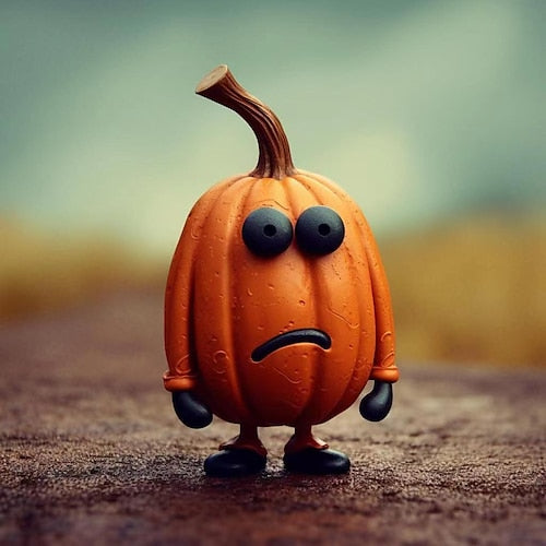 Pumpkin Garden Decoration Figurine — Autumn Highlight for Home & Garden