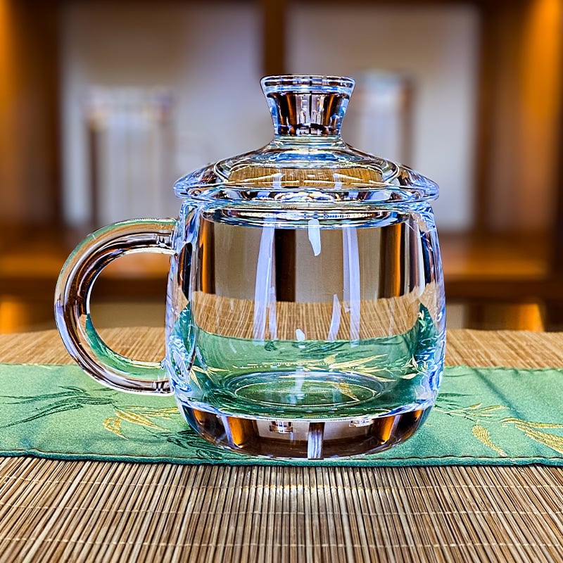 Crystal Quartz Cup – Handmade Gemstone Mug from Clear Quartz | Energetic Drinking Vessel for Balance & Well-being (4 Pieces)