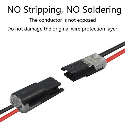 LED Connector Plug — Quick and Secure Assembly (20 Pieces)