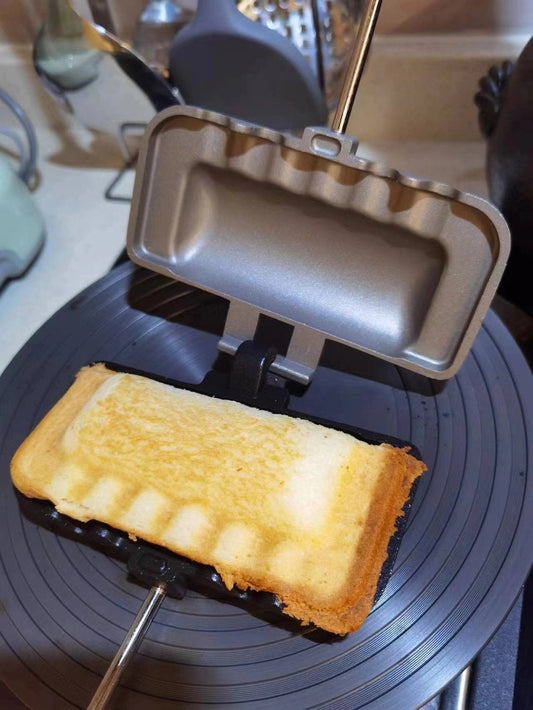 Double-sided Sandwich Pan – Non-stick Aluminum Breakfast Fryer