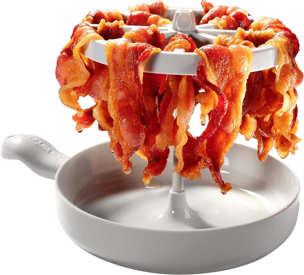 Microwave Bacon Cooker – Crispy Bacon with Fat Drain