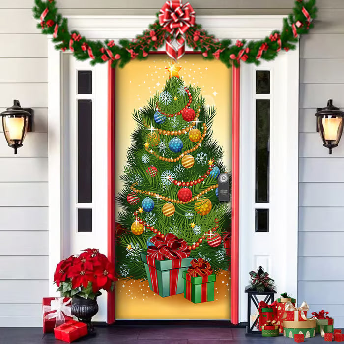 Christmas Door Decoration — Instantly Create a Festive Atmosphere