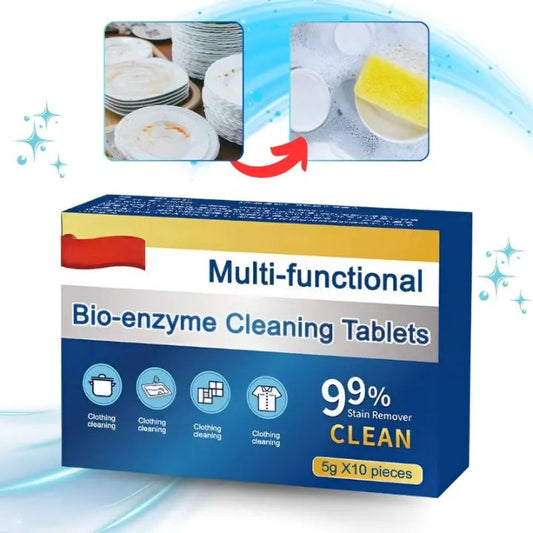 Deep-clean organic enzyme detergent tablets – Powerful stain removal