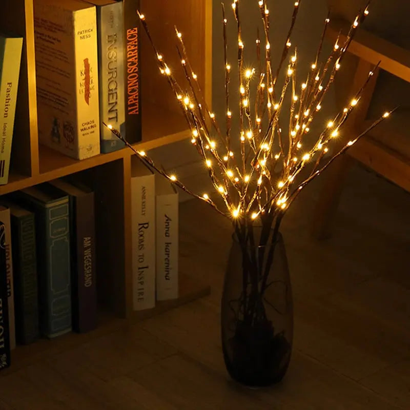 Battery-operated adjustable LED branch decoration ambient lighting (20 pieces)