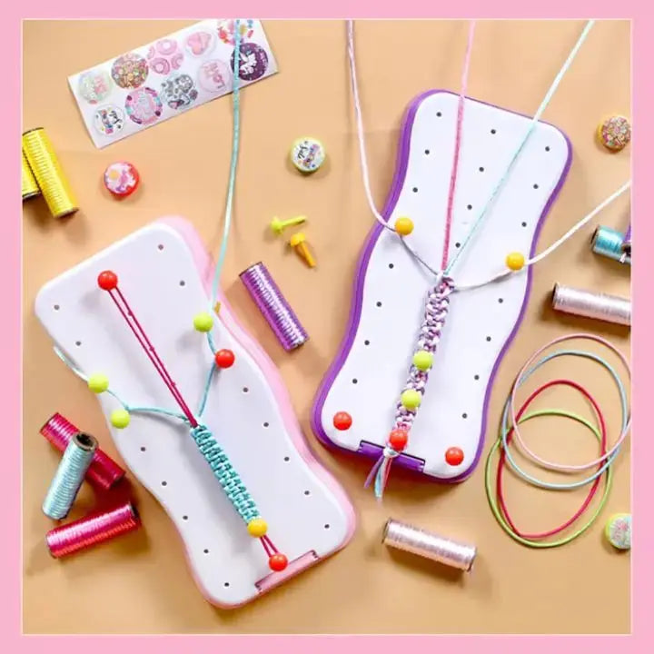 DIY Hand Rope Braiding Set – Creative Craft Experience for Children