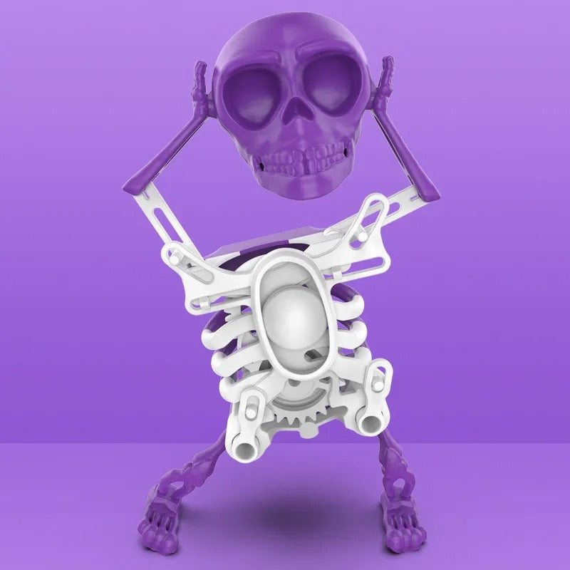 Dancing Skeleton Figure – Glowing Dance Decoration with Playful Glow