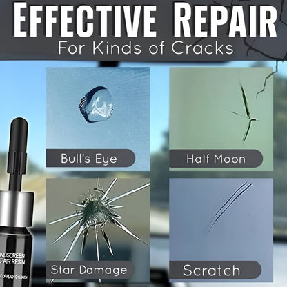 Windshield Repair Kit – Fix Chips & Cracks in Minutes, Save on Costly Replacements