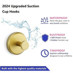 Suction Hooks — Powerful, Durable & Removably Trace-Free 2-Piece Set