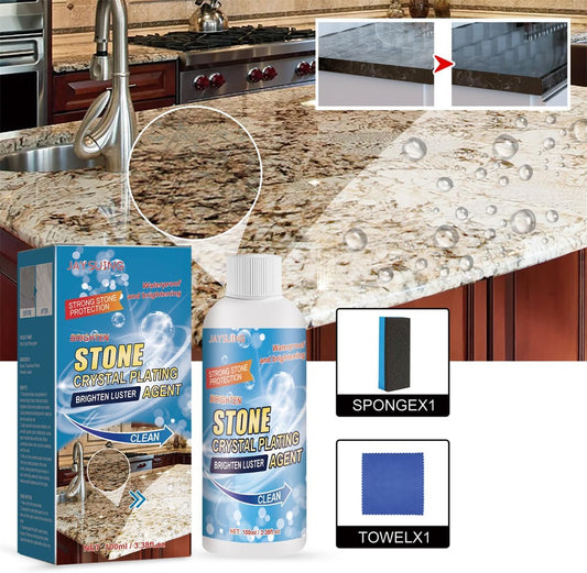 Stone care product — natural shine without chemical loss