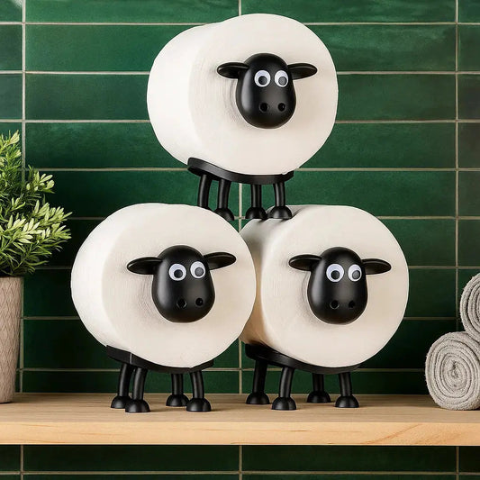 Sheep Toilet Paper Holder – Practical & Charming for the Bathroom