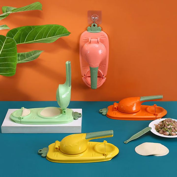 2-in-1 Teigtaschenformer – Teigformer und Faltpresse Set Mivoza Deutschland