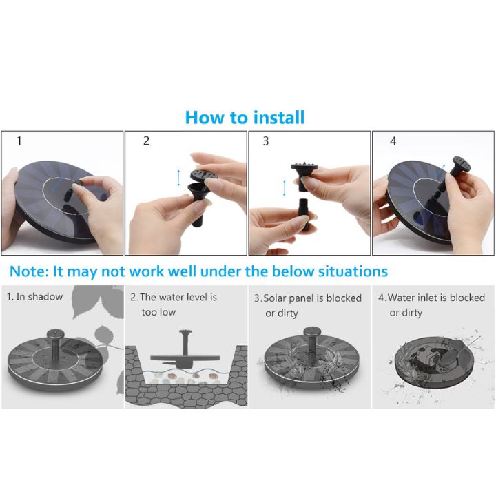 1+1 Free | Solar Powered Floating Garden Fountain Mivoza Germany