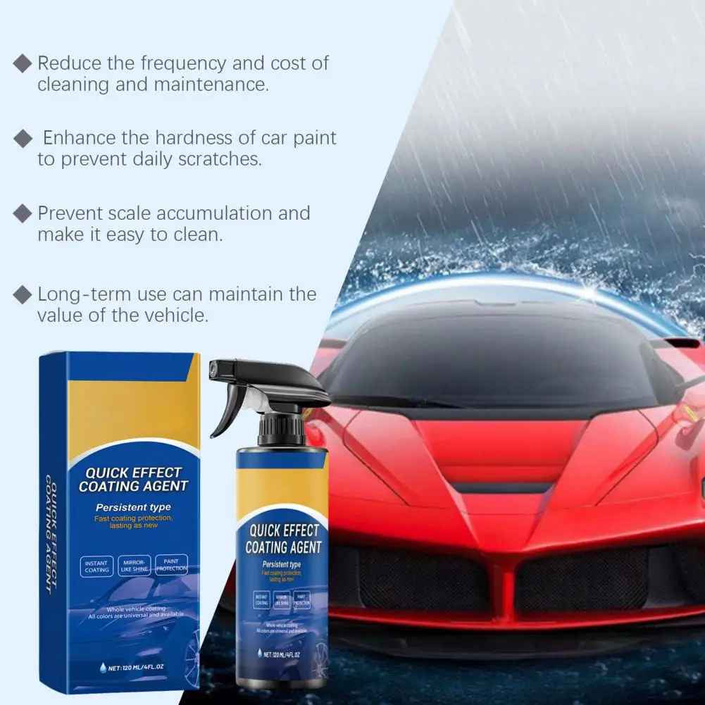 Waterless Car Spray with Mirror Shine