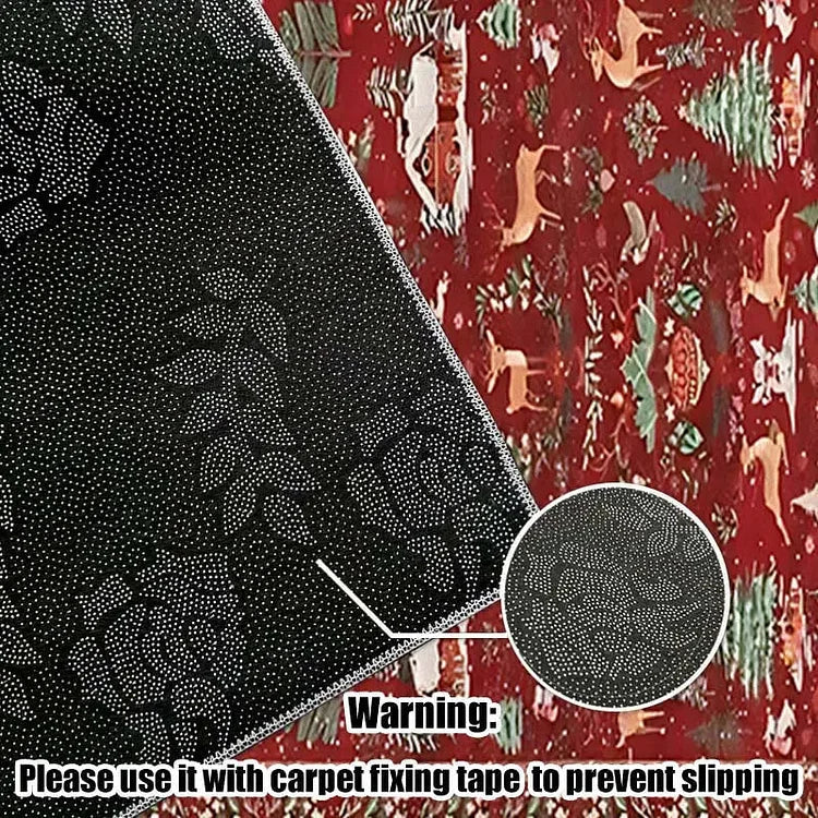 Christmas Carpet Wonderland — Non-slip & cozy for children & guests