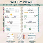 🔥Handmade Calendar Planner Stencil and 2026 Monthly Daily Weekly Study Planner(✨Same as in the video) Mivoza Deutschland