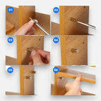 40-Piece Self-Drilling Shelf Supports