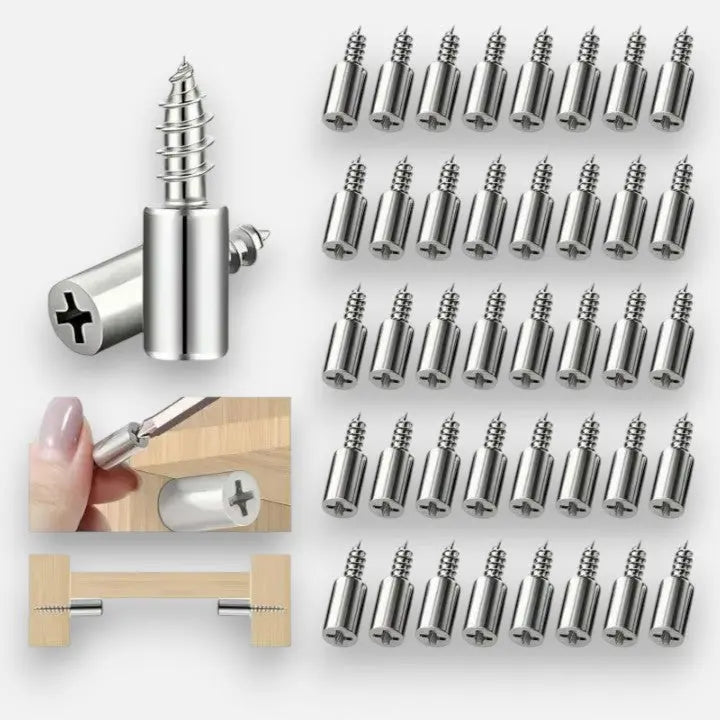 40-Piece Self-Drilling Shelf Supports