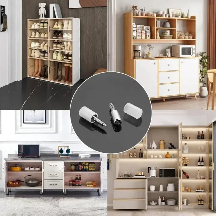 40-Piece Self-Drilling Shelf Supports