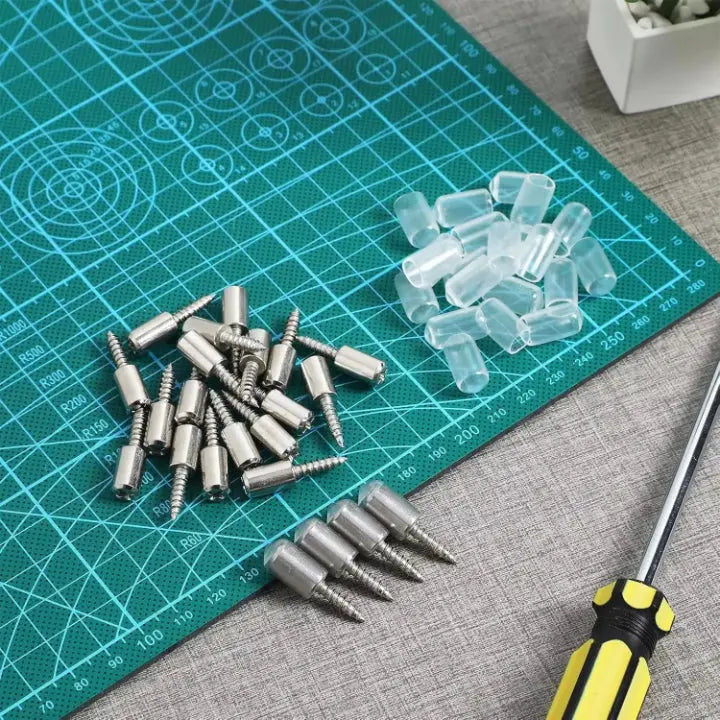 40-Piece Self-Drilling Shelf Supports