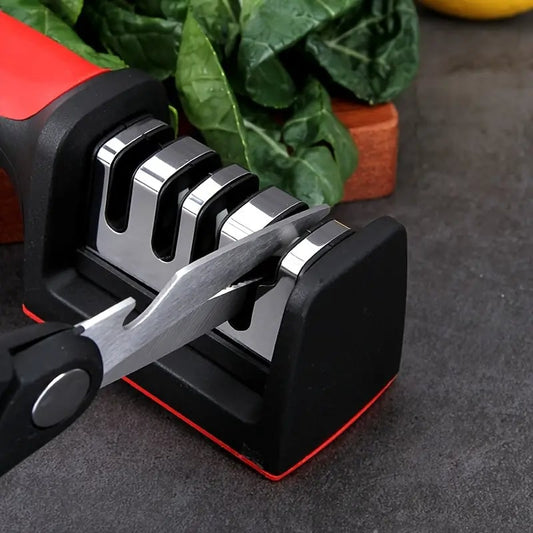 4-Stage Knife Sharpener – Sharp Blades for Easy Cooking