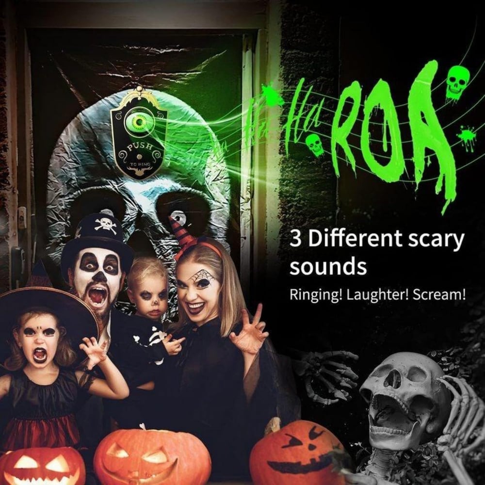 Animated LED Doorbell — Creepy Atmosphere at the Push of a Button