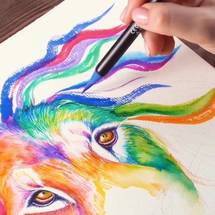 Elegant Watercolor Brush Set – Creative Painting Made Easy