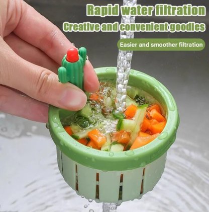 BUY 2 GET 1 FREE| Automatic Cactus Sink Strainer – Touch-Free Waste Disposal