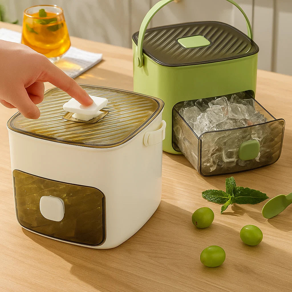 FrostEase™ — Effortless Ice Cubes, Mess-Free Carrying