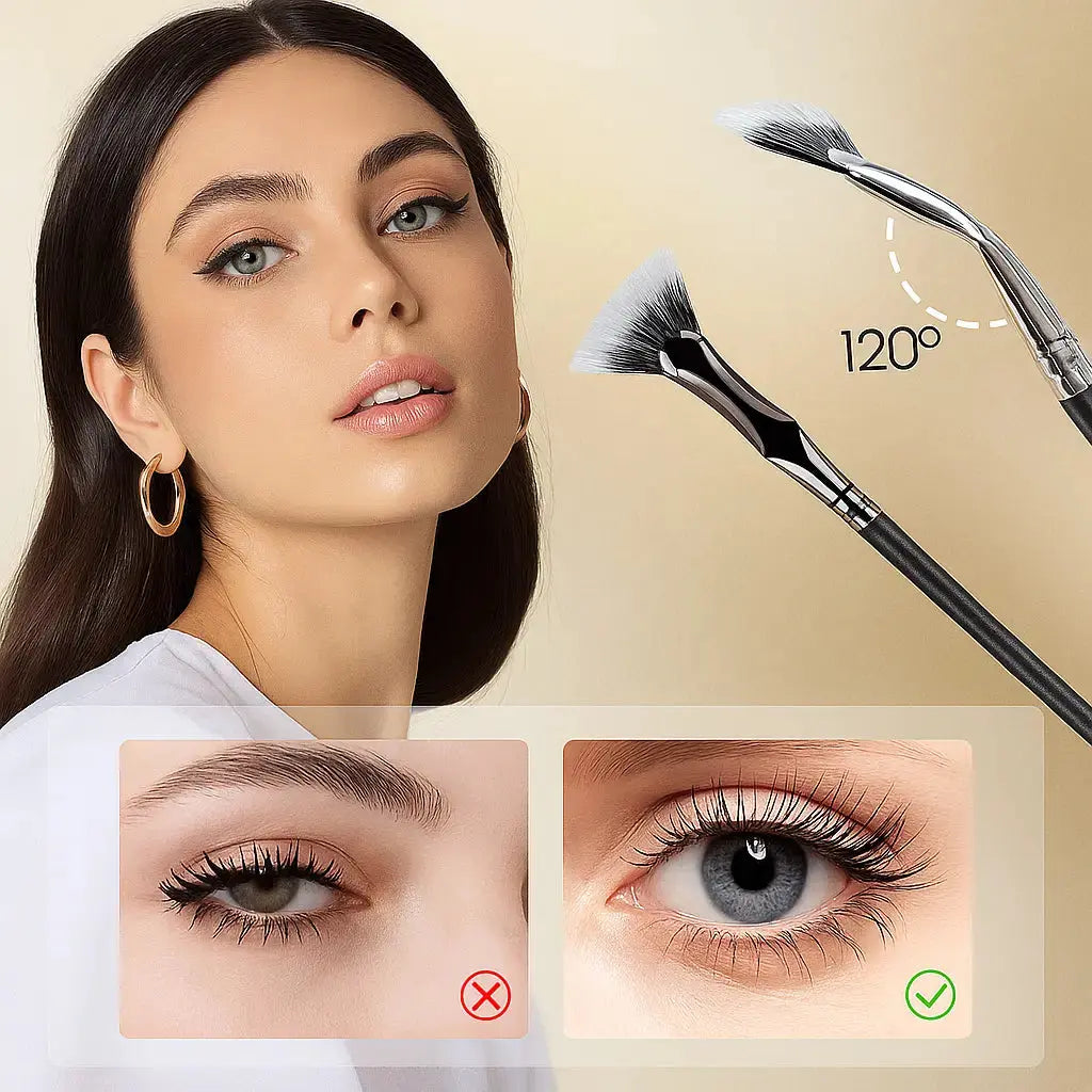 Buy 1 Get 1 Foldable Eyelash Brush with Angled Head – Perfect for Busy Mornings