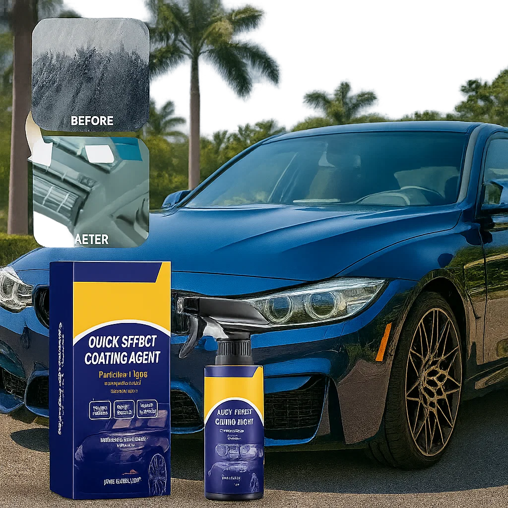 Waterless Car Spray with Mirror Shine