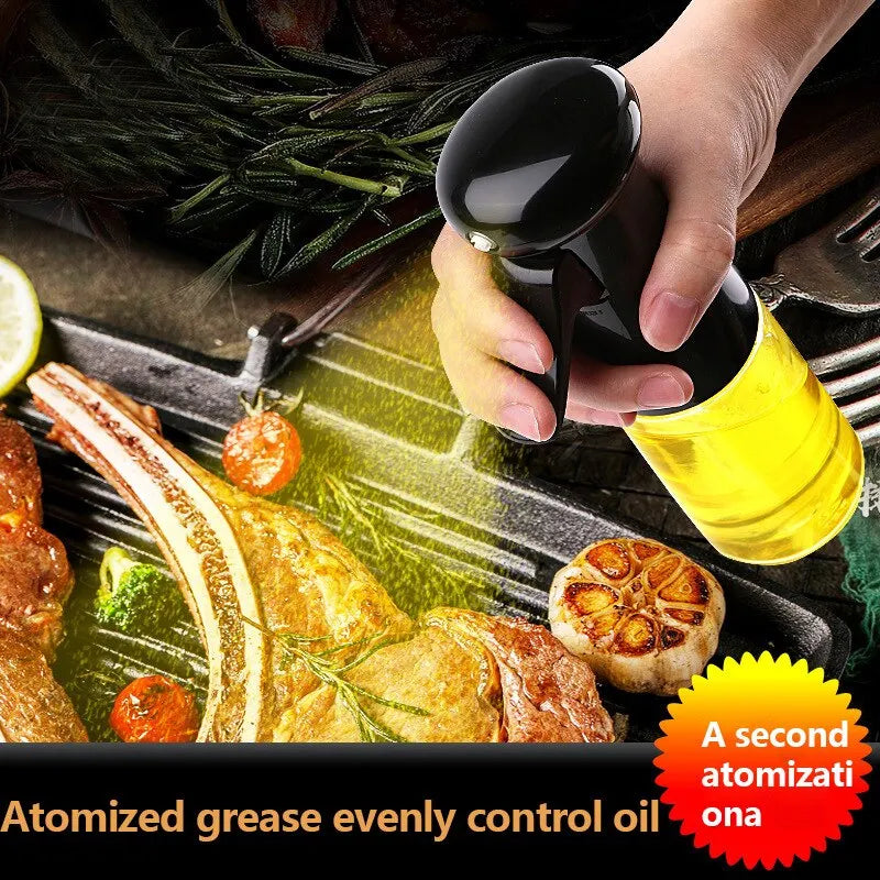 Clear Cooking Oil Spray Bottle – Eco-Friendly Kitchen Sprayer with Precise Pouring